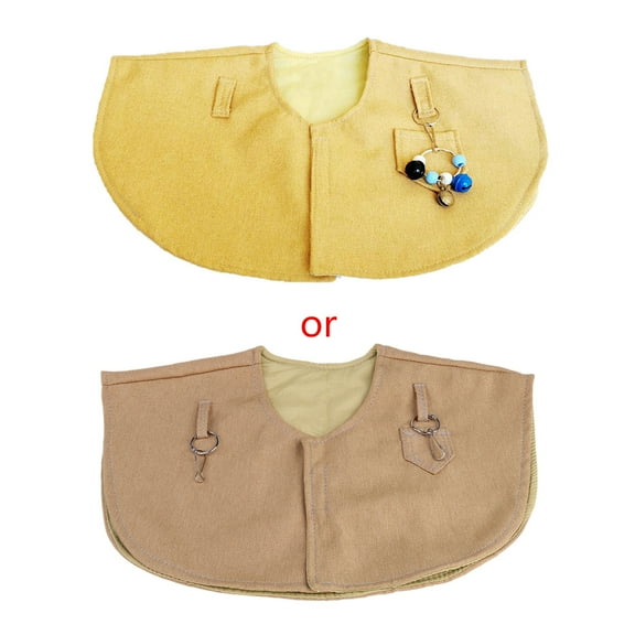 Parrot Anti-scratch Shoulder Protector Cape Cover for Bird Poops Shawl Guard for Small Medium Large Birds 2 Colors