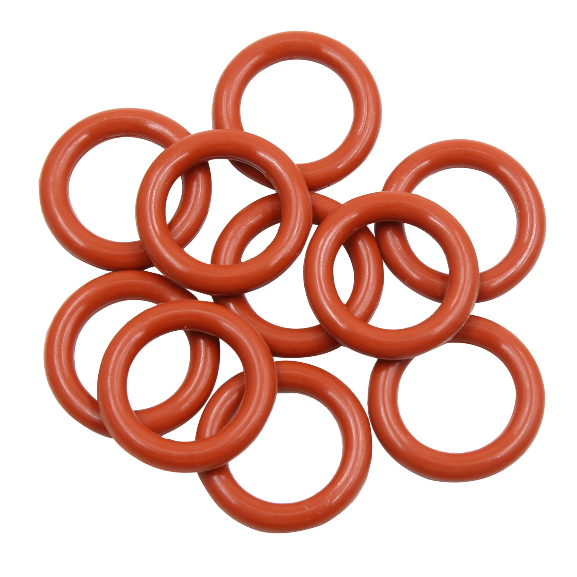 10pcs Brown Car Silicone Rubber ORing VMQ Seal Gasket Washer 24mm x