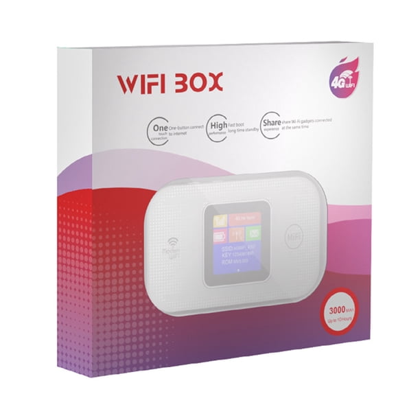Enrutador móvil WiFi 4G LTE módem enrutador de 150Mbps con ranura para tarjeta Sim para viajes en coche