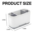 thumbnail image 2 of ACDANC 2026 New Toothbrush Holders,Deepening Capacity Tooth Brush Holder for Bathroom,Separate Storage Toothbrush Holders for Bathrooms,Large,Gray, 2 of 7