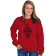 thumbnail image 4 of Wolf Pack Triangle Symbol Spirit Animal Sweatshirt for Men or Women Brisco Brands M, 4 of 6