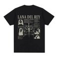 thumbnail image 1 of Lana Del Rey Short Sleeve Pattern T-Shirt Fashion Breathable Cotton T-Shirt--Youyoupin, 1 of 4
