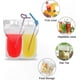 thumbnail image 2 of Translucent Reclosable Zipper Pouches with Straw Holes, 100 Pack, 2 of 5