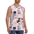 thumbnail image 2 of Daiia Cat Printed Men's Tank Tops,Casual Soft Sleeveless Gym Muscle Shirts Bodybuilding Tee-Medium, 2 of 8