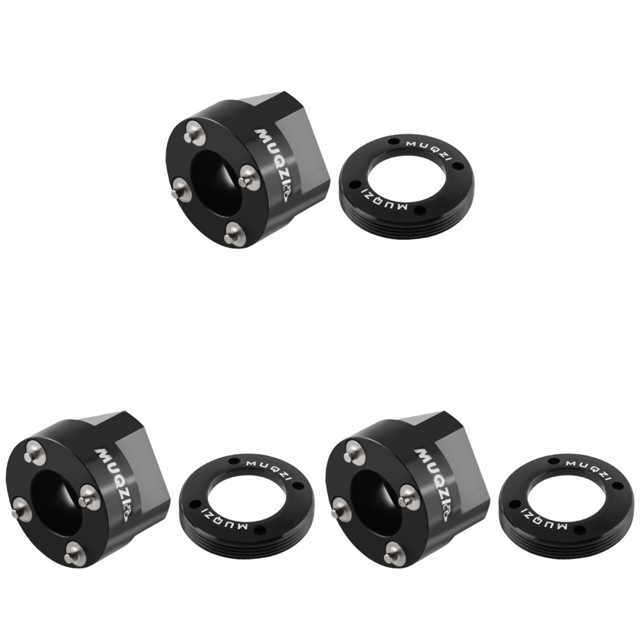 Extractor de cubierta de brazo de manivela, llave de bicicleta de acero inoxidable (herramienta B + lateral)