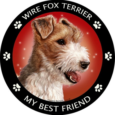 Wire Fox Terrier My Best Friend Magnet