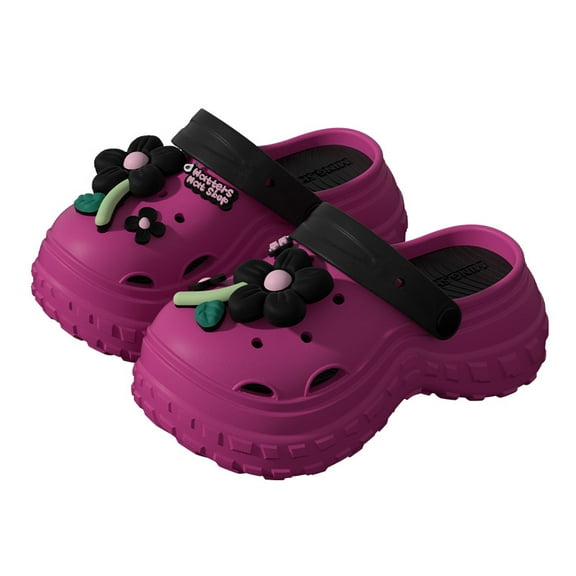 Kids Cute Clogs Cartoon Garden Shoes Boys Girls Slides Slippers Indoor Outdoor Children Water Shower Beach Pool Sandals