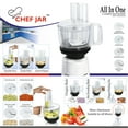 thumbnail image 4 of Preethi Chef Jar Food Processor Attachment, Stainless Steel Blades, Plastic Jar, Compatible with Mixer Grinders except Preethi Steele, 4 of 5