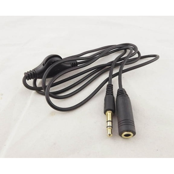 FOR 10pcs 3.5mm Male to Female Stereo Earphone Audio Extension Cable w Volume Control 3FT