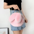 thumbnail image 5 of STPToys Crossbody Bag for Women,Cute Plush Bunny Bags Soft Rabbits Shoulder Bag for Ladies Purses and Handbags - Pink, 5 of 7