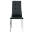 thumbnail image 4 of Chaise d'appoint Amelia, 4 pièces, Noir<br>, 4 of 7