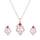thumbnail image 2 of Conjunto de aretes de collar de diamantes de joyería de moda para damas Wmkox8yi sjalhkljlk1327, 2 of 9