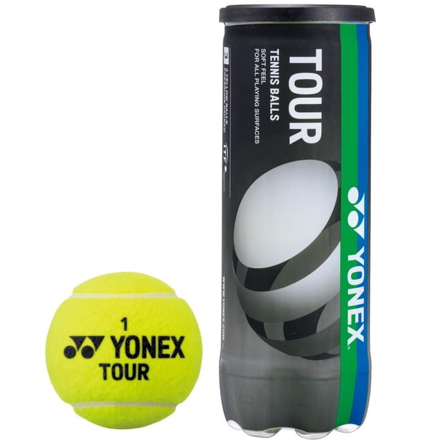 Pelotas de Tenis YONEX Tour 24 Latas con Pelotas Presurizadas de Fieltro