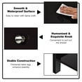 thumbnail image 5 of Amijoy Nightstand with Drawer Storage Shelf Wooden Bedside Sofa Side Table Black, 5 of 7