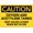 Warning Sign 2, variant on Caution Overhead Work Proceed with Caution Aluminum Sign 12 x 8 Inches - UV Ink Printed, Durable for House, Business, Indoor Outdoor Construction Use