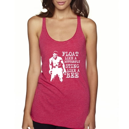 Bebe Tank - New Way 446 - Women's Tank-Top Float Like A Butterfly Sting Bee Muhammad Ali