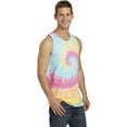 thumbnail image 4 of Port & Company Tie Dye Tank Top-3XL (Pastel Rainbow), 4 of 6