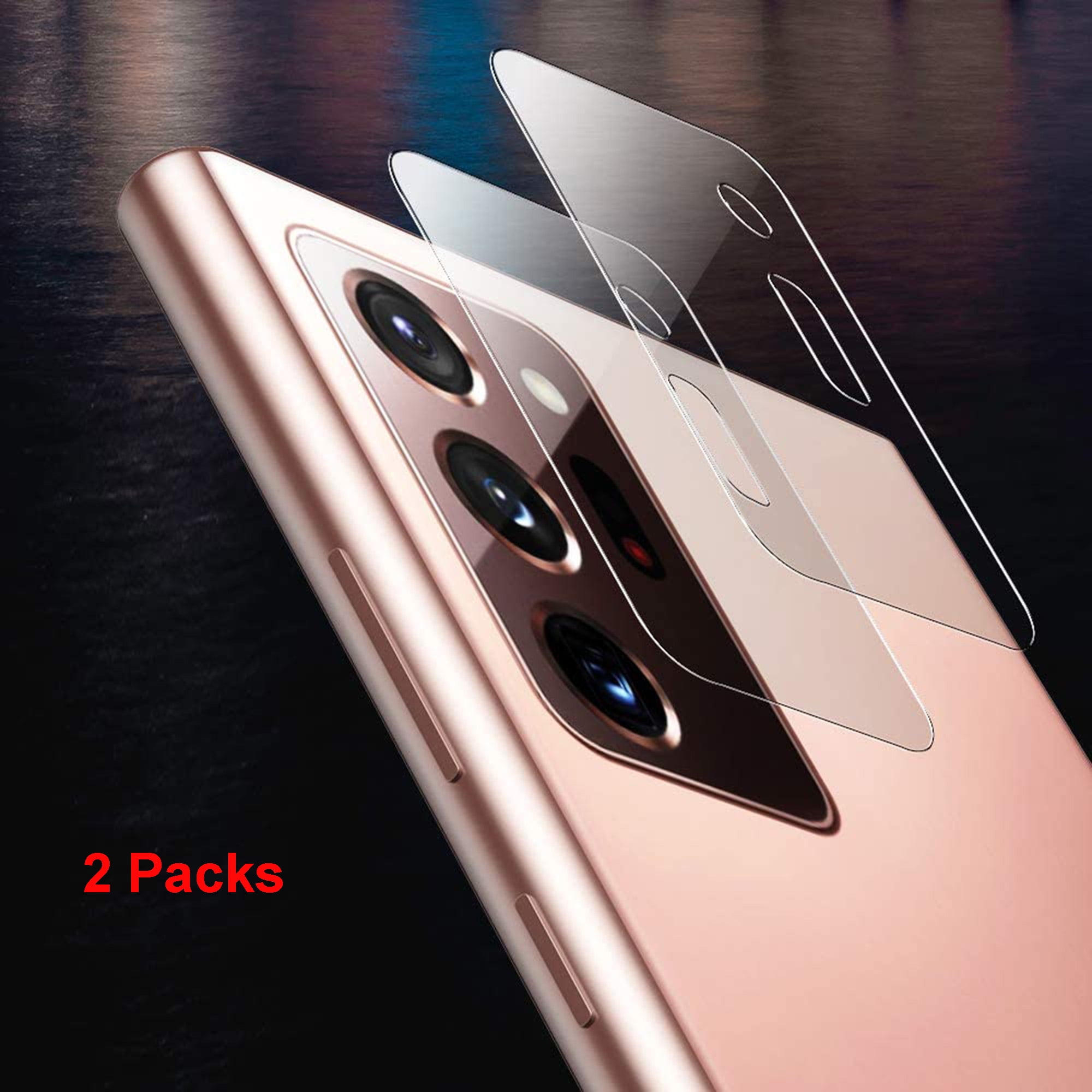 Camera Lens Protector 2 + 2 Pack Anti-Scratch Case Friendly Galaxy Note 20 Tempered Glass Screen Protector Compatible Fingerprint Clear HD Protective Film for Samsung Galaxy Note 20 