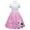 Pink, variant on Glisme Girls Dresses 1950S Kids Poodle Dress 50S Sock Hop Dress Up Blue Sundress Size 18-24 Months