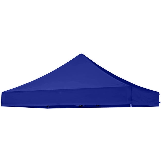 Toit de Tente Pliable d'Extérieur Bleu pour Terrasse et Camping 1 Pce