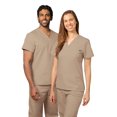 thumbnail image 2 of Adar Universal Unisex Scrubs - V Neck Tunic Scrub Top, 2 of 8