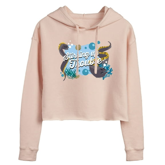 Disney - Stirring Up Trouble - Juniors Cropped Pullover Hoodie