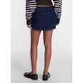 thumbnail image 3 of No Boundaries Self Tie Denim Cotton Mini Skort, Women’s XXS-XXL, 3 of 6