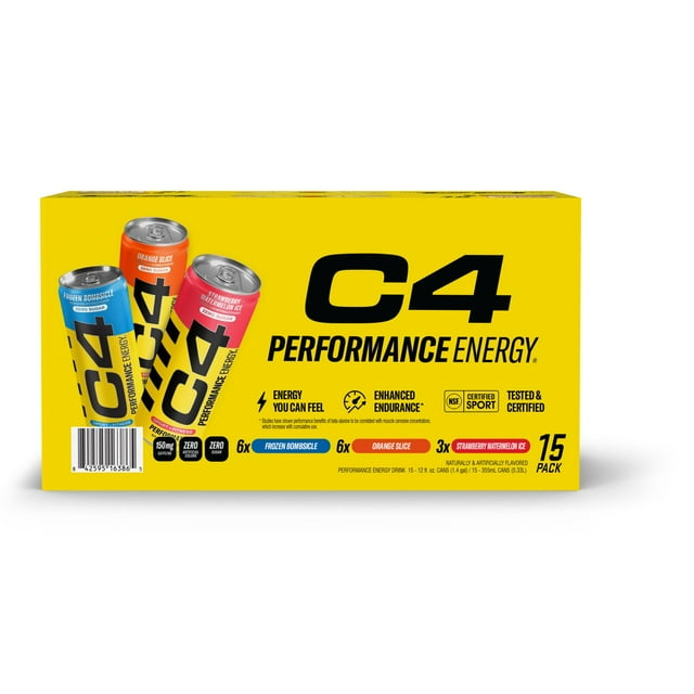 C4 Performance Energy Variety Pack 12 oz. 15 pk.