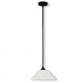 thumbnail image 2 of Livex Lighting - North Port - One Light Pendant  Black Finish with White, 2 of 2