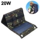 thumbnail image 2 of Paneles solares 20W Premium monocristalino plegable cargador solar compatible con generadores solares, teléfonos, tabletas, para actividades al aire libre, 2 of 8