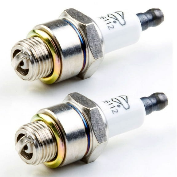 2 Pack Genuine Briggs & Stratton 796112 Spark Plug 796112S Champion J19LM RJ19LM