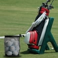 thumbnail image 5 of huanledash Golf Pocket High Capacity Visible Foldable Tear-resistant Store Nylon Sports Mesh Net Golf Bag Ball Sports, 5 of 8