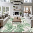 thumbnail image 4 of Rectangle Area Rug 5x8ft,Summer Green Leaves Starfish Water Drop Washable Carpet Non-Slip Runner Accent Rugs Indoor Floor Mat for Bedroom Living Room Decor,Underwater World, 4 of 9
