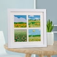 thumbnail image 5 of LCXmlly Picture Frame 1 Set Painting Frame Not Easily Deformed Sturdy Square 4/9 Grids Picture Display Stands Home Supply Picture Frame, 5 of 5