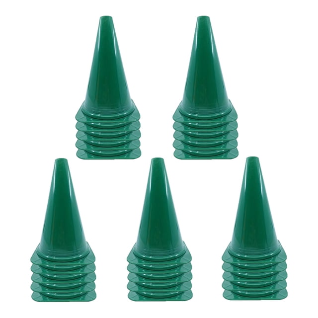 PRISP Vinyl Multi Purpose Cone - Light Indoor and Outdoor Marker, Set of 25