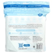 Scrubzz Rinse Free Bath Sponge, No Rinse Bath Wipes - 50 Count - 2 Pack