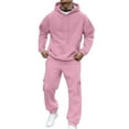 thumbnail image 2 of Yievot Men's Sweatsuits 2 Piece Outfits Set Pullover Hoodie and Sweatpants Set Jogging Suit Tracksuits, 2 of 4