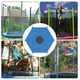 thumbnail image 5 of Injueey Capa ULTRAVIOLETA azul para el trampolín de doble protección OXFORD IMPERMEABLE seguro y seco hecho Cubiertas para muebles de jardín 8 pies y 6 brazadas, 5 of 6