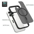 thumbnail image 5 of ELEHOLD Ultra-Thin Magnetic Case For iPhone 16 Pro, Shockproof TPU Frame Hard PC Back Matte Camera Control Button Magnetic Protective Case For iPhone 16 Pro,Black, 5 of 7