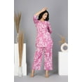 thumbnail image 4 of Pink Floral Printed Cotton Kurta With Pant, 4 of 5