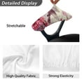 thumbnail image 5 of HELLHERO Hummingbird Cherry Blossom Print Office Chair Armrest Cover Stain Resistant, Office Chair Hand Rest Protector Stretchable Washable 2 Pcs, Easy Install, 5 of 7