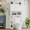 B-White, variant on Resenkose Over The Toilet Storage Cabinet with Adjustable Shelf and Open Shelving, Freestanding Bathroom Space Saver Rack with Double Doors for Small Bathroom, White