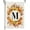 M, variant on Fall Monogram Letter M Garden Flag Sunflower Pumpkin Leaves 12x18 Inch Double Sided Outside Small Burlap Family Last Name Initial Yard Decoration CF992-12