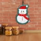 thumbnail image 4 of Christmas Hand Towel Cute Santa Tree Glove Snowman Deer Ultra Soft Thick Fleece Hanging Loop Drying Super, 4 of 6