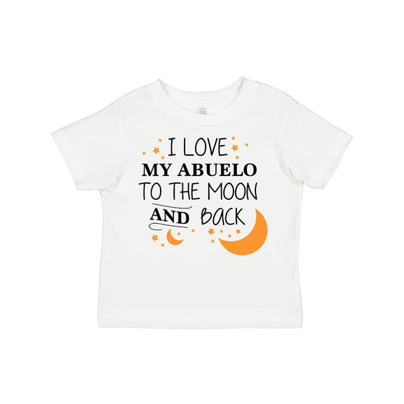 Inktastic I Love My Abuelo to the Moon and Back Boys or Girls Toddler T-Shirt