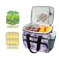 thumbnail image 3 of Lovely Purple Flowers Insulated Lunch Bag 15L Cooler Box for Women Men Work Camping Beach Travel, 3 of 7
