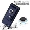 thumbnail image 2 of Allytech Wallet Case for Apple iPhone SE 2022/2020 3rd/2nd Gen/iPhone 7 8 with Ring Holder Stand, Vintage Premium PU Leather 8 Cards Slots Shockproof Bumper Anti-Scratch Magnetic Closure Case, Blue, 2 of 6