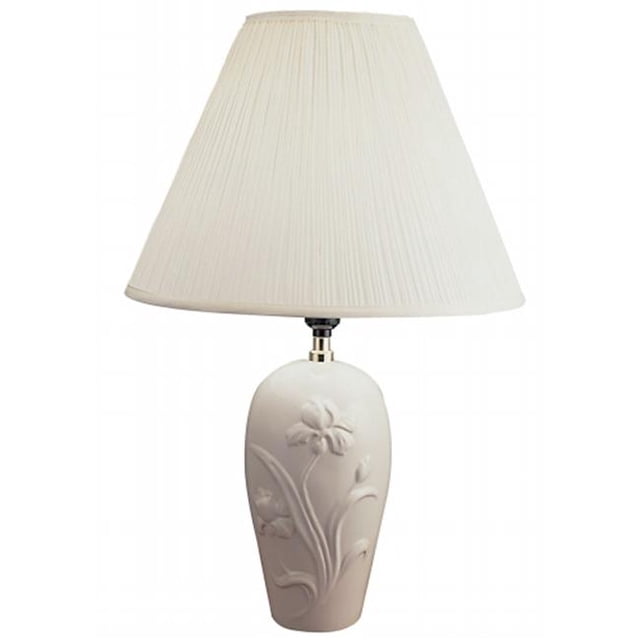 Ore International 6119IV 26 Ceramic Table Lamp - Ivory