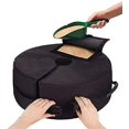 thumbnail image 1 of Bolsa de peso para paragüeros, base de paragüero redonda desmontable de 18", bolsa de arena para base de paragüero de patio, para exteriores, portátil, resistente, base de paragüero L, 1 of 4