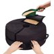 thumbnail image 1 of Bolsa de peso para paragüeros, base de paragüero redonda desmontable de 18", bolsa de arena para base de paragüero de patio, para exteriores, portátil, resistente, base de paragüero L, 1 of 4